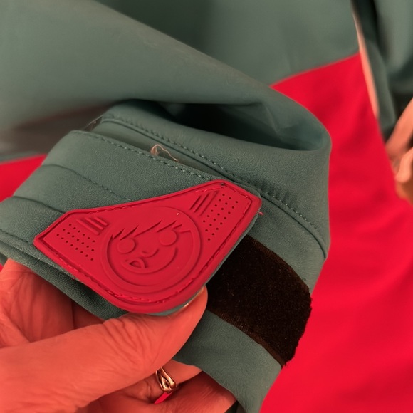 Neff NEW Daily Softshell Snow/Board Coat Teal & Maroon XS - Picture 9 of 9